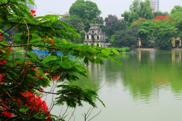 Hoan Kiem Lake, the heart of Hanoi